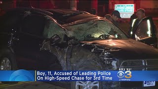 Boy, 11, Accused Of Leading Police On High-Speed Chase For Third Time