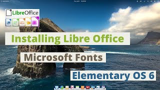 installing libre office and microsoft ttf fonts on elementary os 6 odin | synaptic package| ncx tech