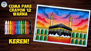 Cara Menggambar Kabah yang Bagus dan Mudah dengan Crayon 12 Warna screenshot 4