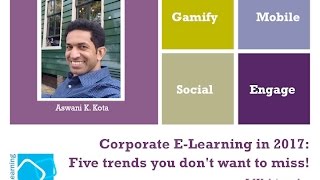 Corporate E-Learning Trends for 2017