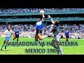 Maradona vs Inglaterra 1986 ●Todas las jugadas - Relatos Victor Hugo Morales●