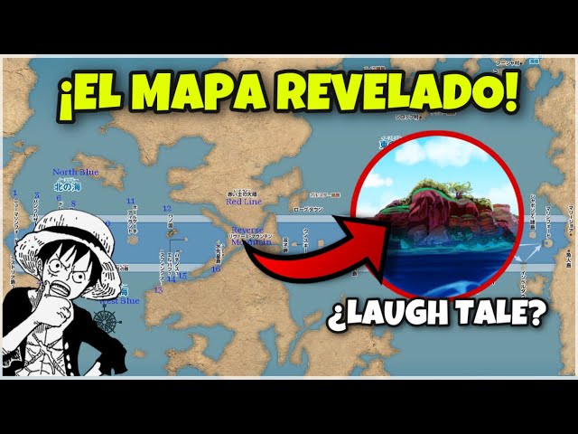 Se Revela El Mapa Oficial De One Piece Elbaf Load Star Y Laugh Tale One Piece Teoria Youtube