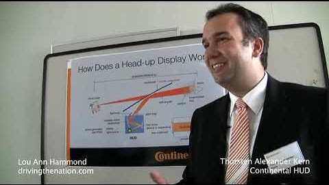 How does heads-up-display (HUD) work? #Continental explains #safety and #comfort of #HUD #technology