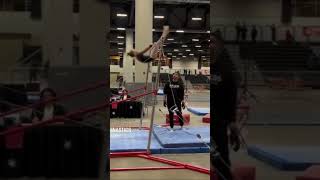 Chows Winter Classic 2024 Level 6 Bar Routine Charlie Success Gymnastics IA