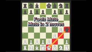 Fools Mate Mate In 2 Move