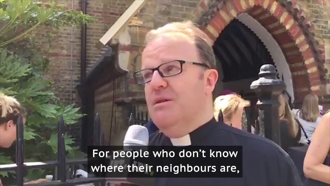 Local Reverend describes how London fire brought images of 9/11 back