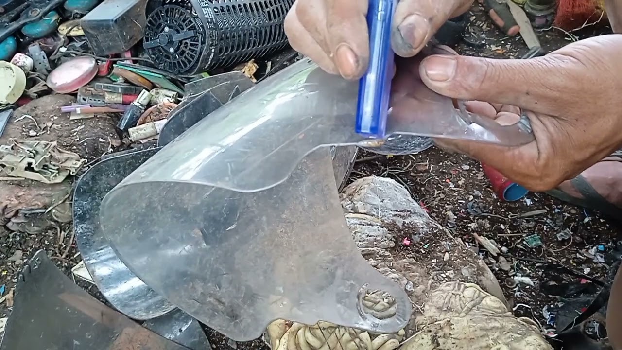 Cara mengetahui jenis plastik bekas kaca helm