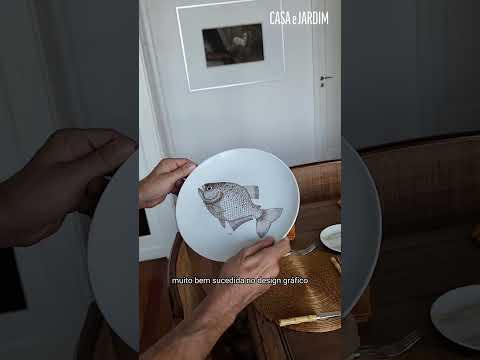 As porcelanas com desenhos marítimos de Gustavo Portela | por Marcelo Oséas