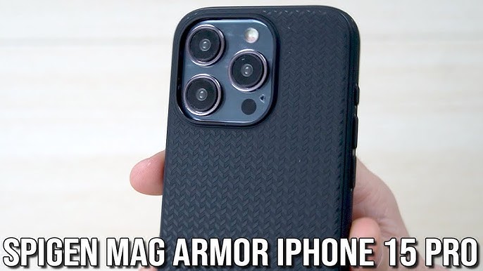 Köp Spigen iPhone 15 Pro Max Skal MagSafe Core Armor Matt Svart