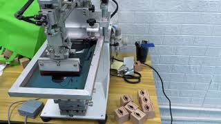wood block screen printing machine desktop mini cheap machine