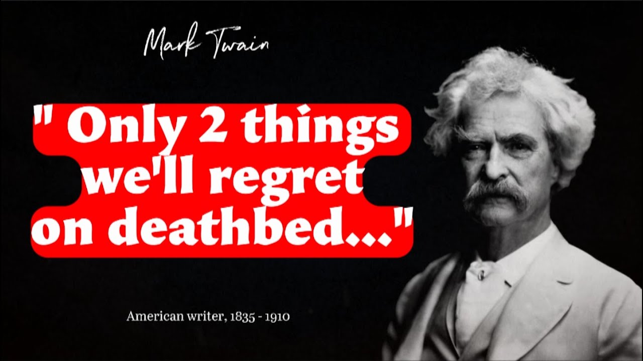 Unforgettable Life Lessons from Mark Twain