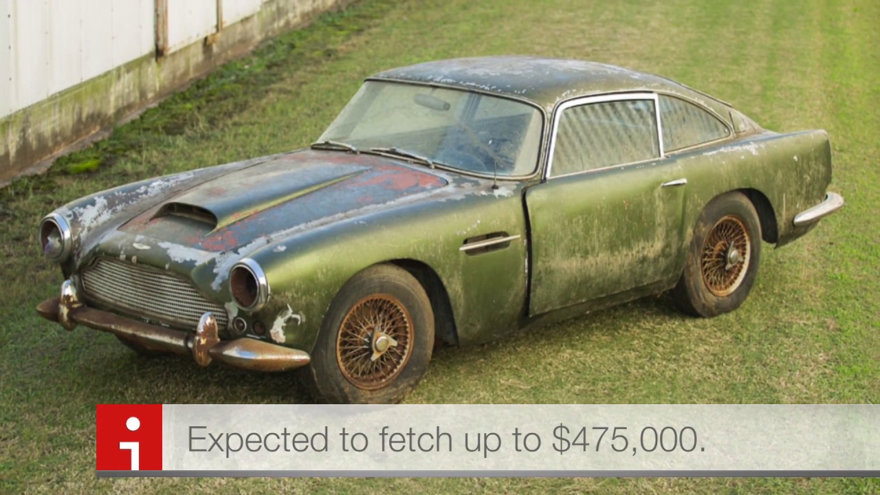 Found 475 000 Aston Martin Db4 Abandoned In Woods Youtube