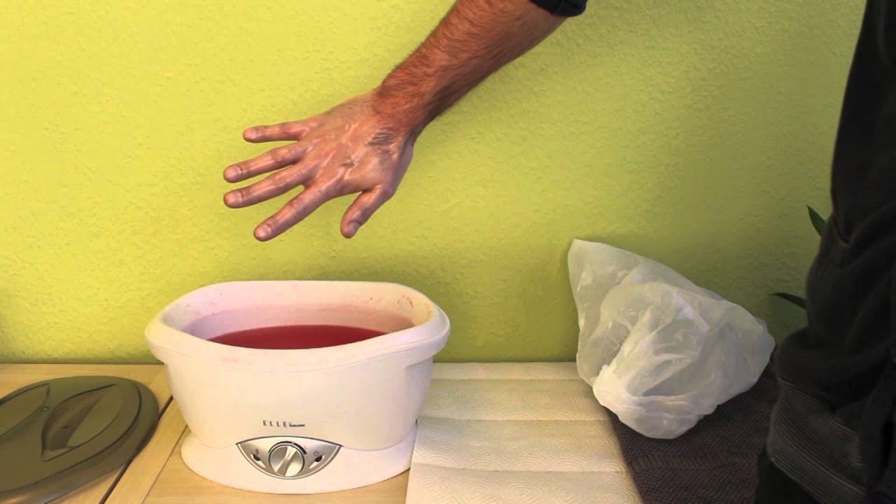 Paraffinbad Thermische Anwendung Ergotherapie / Handtherapie / Paraffin