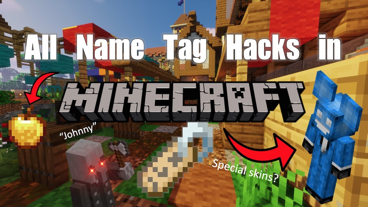 All Minecraft Name Easter Eggs Hacks Youtube