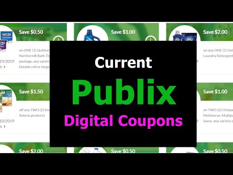 Publix Digital Coupons as of 5-22-19