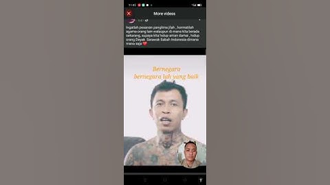 Pesan Panglima Jilah dan ditonton oleh anggota Sarawak rangers.