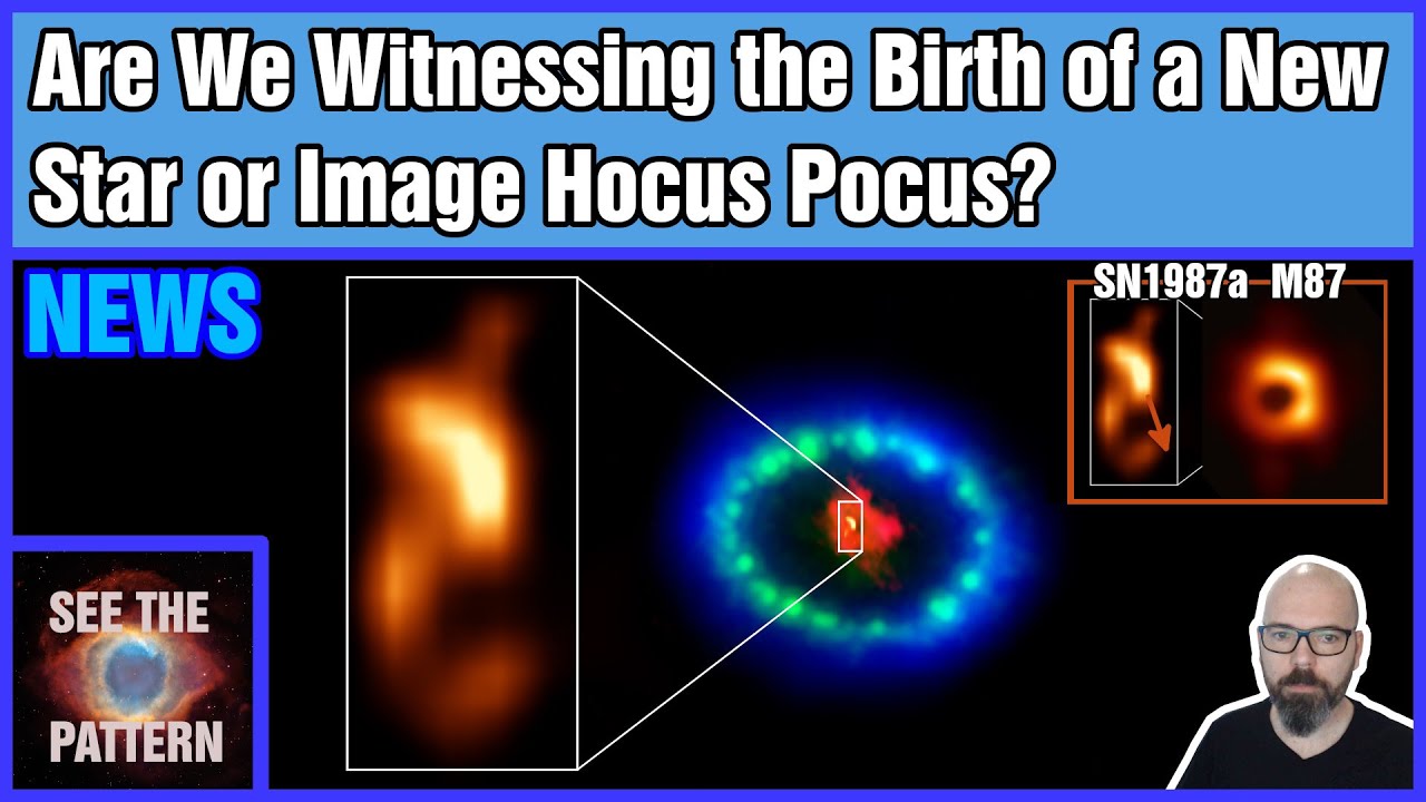 Are We Witnessing the Birth of a New Star at SN1987a or Image Hocus-pocus?