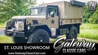 1993 AM General M35 A3 Deuce and a Half Bobbed Truck For Sale Gateway Classic Cars St. Louis