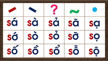 Tập đánh vần / Tổng hợp chuỗi đánh vần tiếng việt lớp 1 với chữ S, các dấu thanh - Hành trang cho Bé