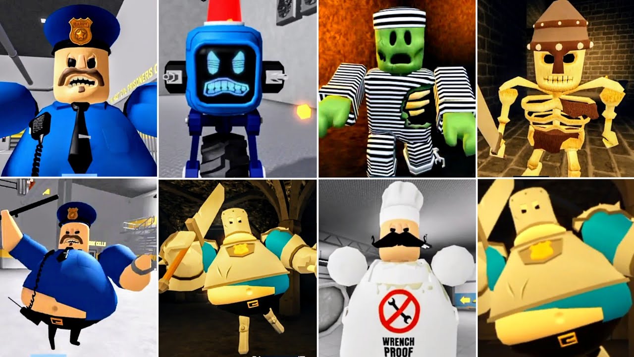 Roblox BARRY'S PRISON RUN V2 Scary Obby New Huge Update All New Jumpscares | Platinum Falls New Game