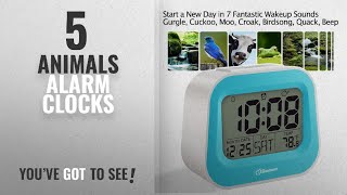 Top 10 Animals Alarm Clocks [2018 ]: Soobest Animal Sounds Electric Alarm Clock with Battery Backup,