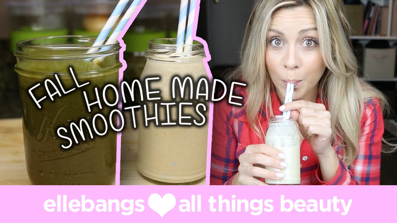 Best, Healthy, Home Made Fall Smoothies! - YouTube