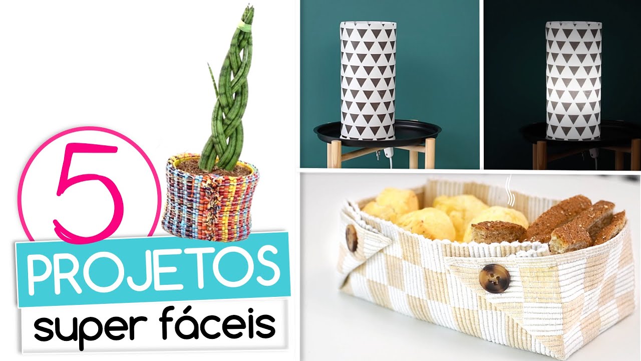 5 Ideias DIY para Decorar e Organizar a casa Gastando Pouco