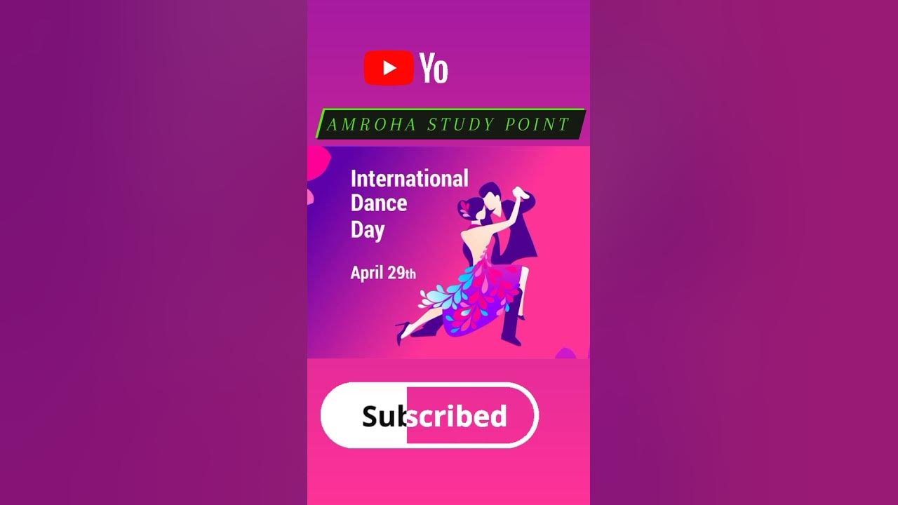 national dance day 2023 YouTube