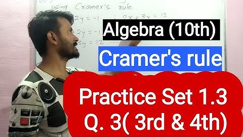 Practice Set 1.3  [Q. 3( 3rd & 4th)]of Algebra 10