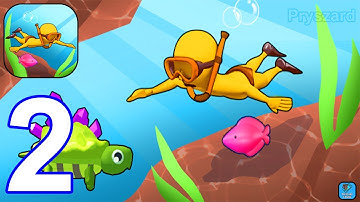 Scuba Diving: Treasure Hunt - Gameplay Walkthrough Part 2 New Levels (iOS,Android)