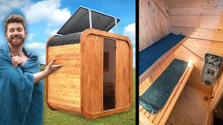 Eigene OutdoorSauna bauen! (+Solarpanel)