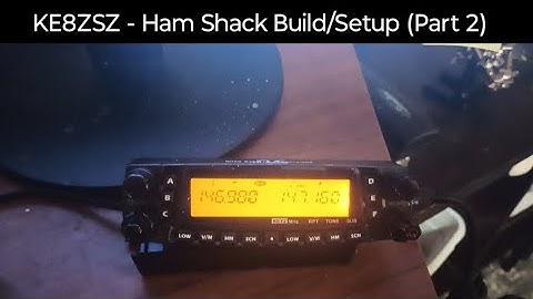 KE8ZSZ:  Ham Shack Build/Setup (Part 2)