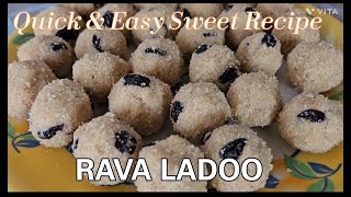 RAVA COCONUT LADOO RECIPE -  SOOJI LADOO | SOFT & MOIST MOUTH SWEET | QUICK INDIAN  SWEET screenshot 4