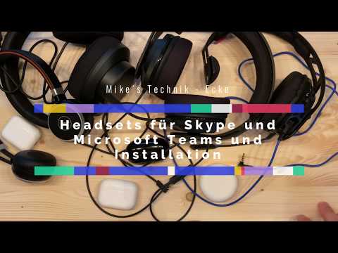 Video: So Verbinden Sie Ein Headset In Skype