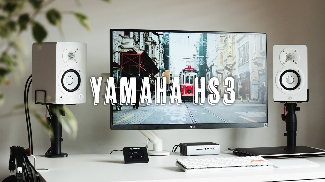 YAMAHAのコンパクトで白いモニタースピーカー『HS3W』レビュー