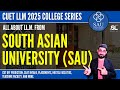 SAU LLM Program 2025: Complete Guide via CUET PG LLM | SAU LLM Details | CUET LLM PG 2025