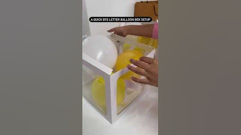 How to assemble a letter box