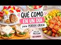 QUÉ COMO EN UN DÍA para PERDER GRASA sin pasar hambre 🍓 (realista y alto en proteína)