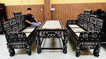 Mua Bán Đồ Xưa Cũ 19/11 Trường Kỷ Ngũ Sơn, Tráp Lục Giác, Gốm Giang Tây, Tủ Chè Ốc Đỏ Lửa | CNV