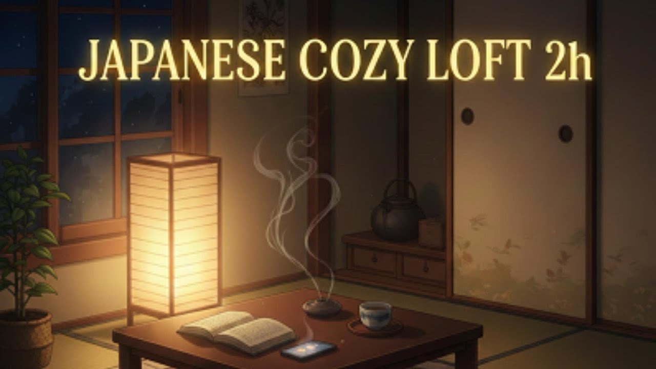 LOFT JAPONÊS ACONCHEGANTE 2h 🏮 - Música para Estudar
