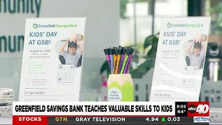 Greenfield Savings Bank in Northampton teaches financial skills to kids