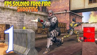 FPS Soldier Free Fire Shooting Game Army Commando Gameplay Android Part 1 screenshot 3