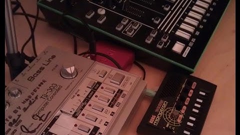 [Roland Tr-8 + Roland TB-303 + Korg Monotron Delay] ultradeep