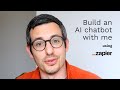 Build an AI chatbot with me in 5 minutes using Zapier