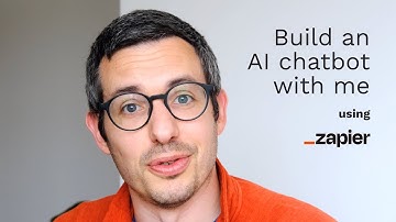 Build an AI chatbot with me in 5 minutes using Zapier