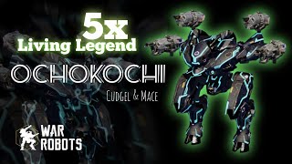 OCHOKOCHI + CUDGEL & MACE, SOLO GAMEPLAY, bar2 mode BR | #warrobots #warrobotsgameplay #ochokochi