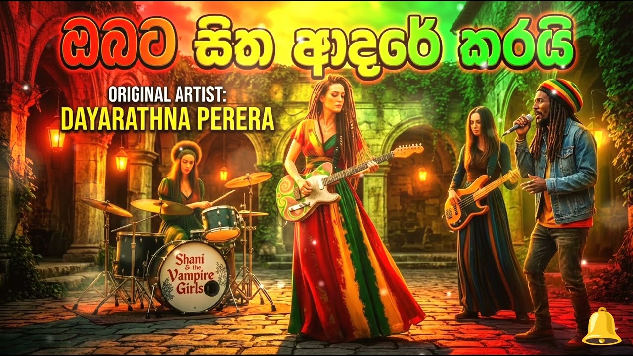 Obata Sita Adarei Karai (ඔබට සිත ආදරේ කරයි) - Shani & Vampire Girls [ REGGAE DUET]