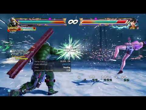 Bryan uf+3 to f,f+2 Combo 2 Hits 37 Damage v5 Tekken 7 20230529041349