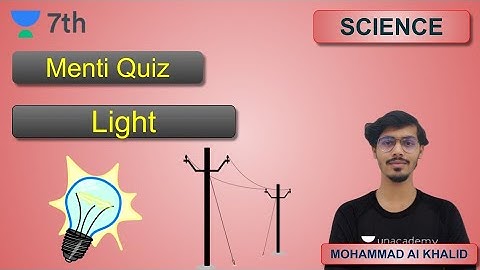 Menti Quiz | Light | Part-2 | Physics | Unacademy Class - 7 | Mohammad Al Khalid