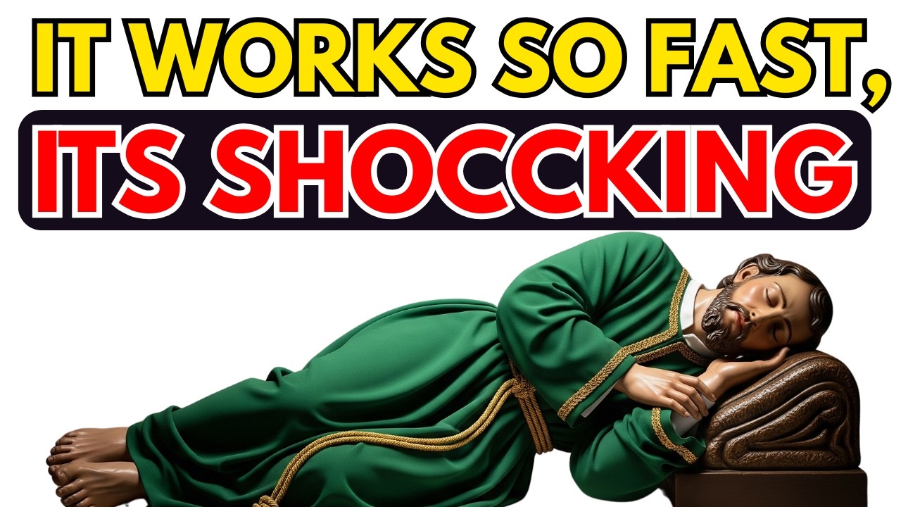 SLEEPING SAINT JOSEPH Prayer For Miracles: Protection, Family & Finances